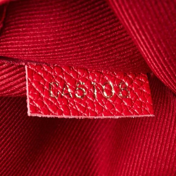 Louis Vuitton Scarlet Monogram Empreinte Leather Saintonge Crossbody Bag - Picture 11 of 12